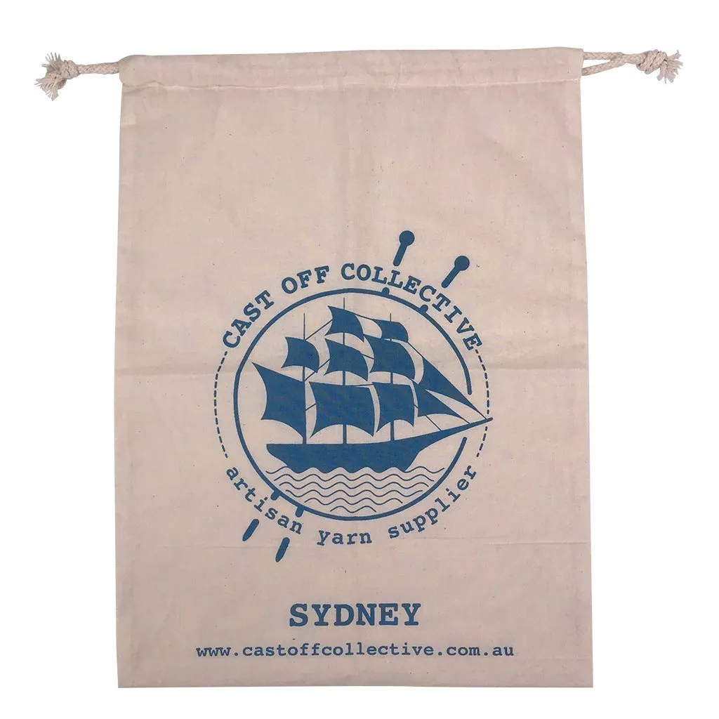 Cotton Drawstring Pouch-Large(CB-14)