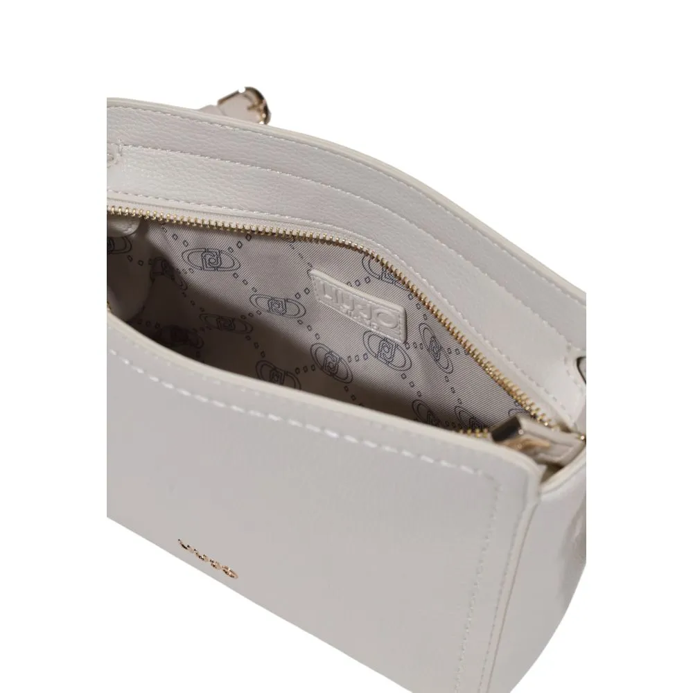 Cream Polyethylene Handbag