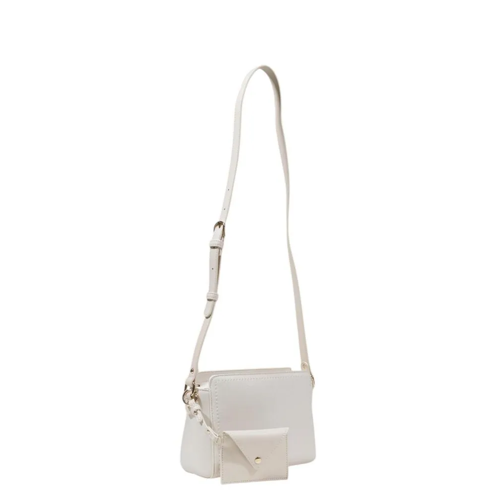 Cream Polyethylene Handbag