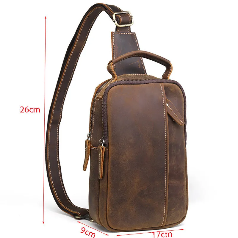 Cross Body Cowhide Shoulder Bag