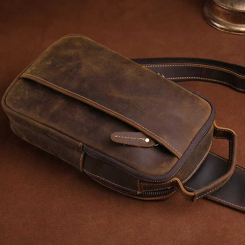 Cross Body Cowhide Shoulder Bag