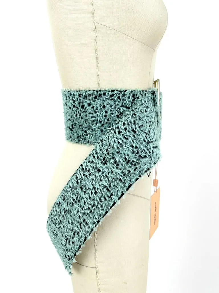Cult Gaia Wide Eyelash Belt