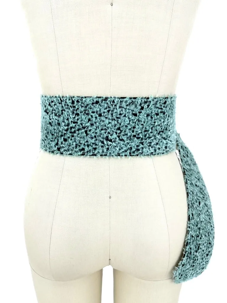 Cult Gaia Wide Eyelash Belt