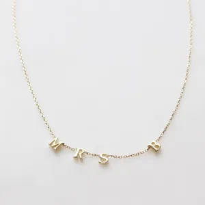 Custom Made MRS Initial Necklace