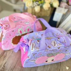 Cute Girl Mini Duffel Bag