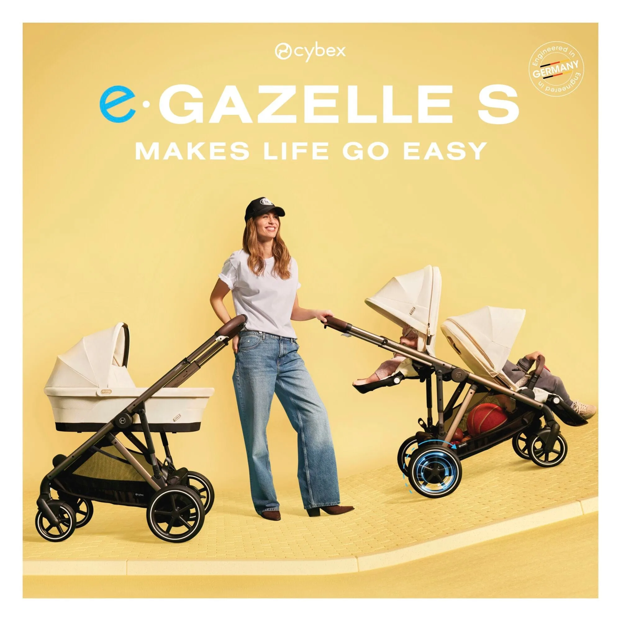 Cybex eGazelle S Luxury Kit - Moon Black