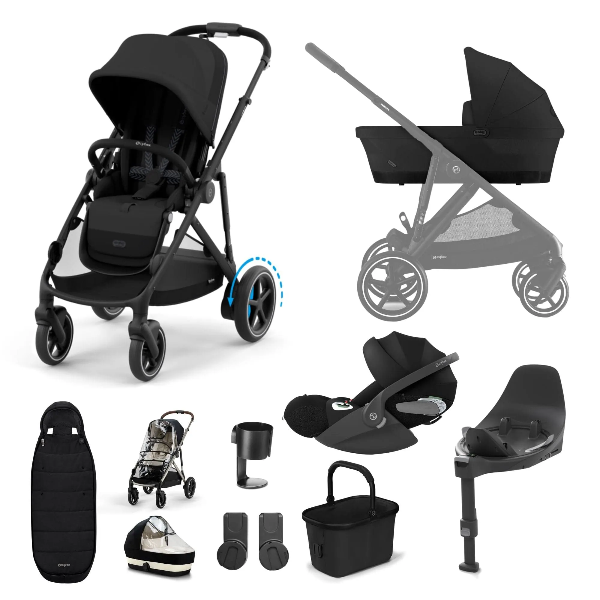 Cybex eGazelle S Luxury Kit - Moon Black