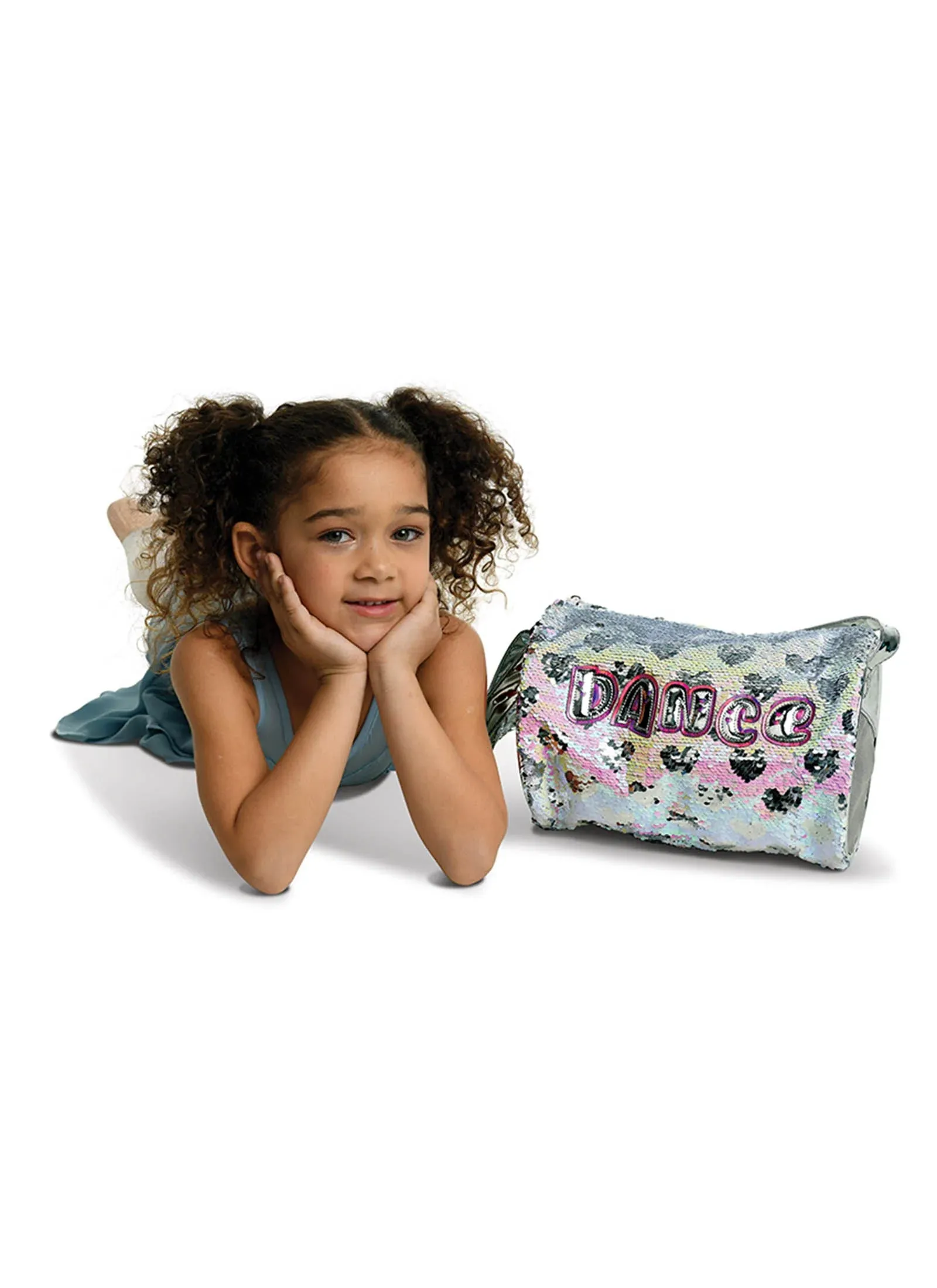 Danz n Motion “Hearts Pearlescent” Sequin Duffle Bag