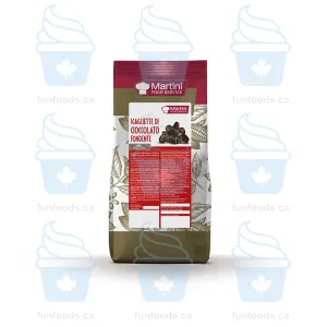Dark Chocolate Drops - Box of 10 x 1 KG Bags - Master Martini Canada - Canadian Distribution