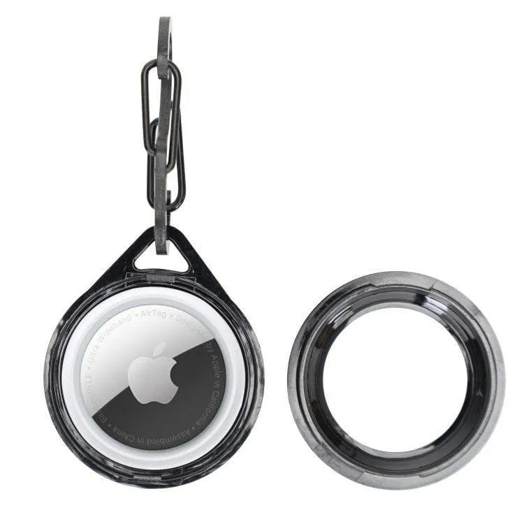 DelfiCase Pelit Leather Keyring Air Tag for Apple