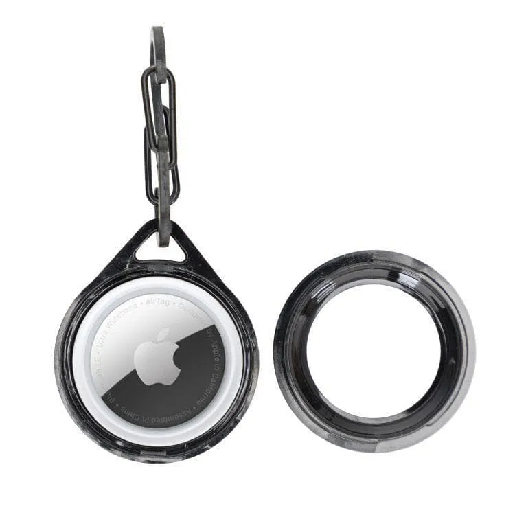 DelfiCase Pelit Leather Keyring Air Tag for Apple