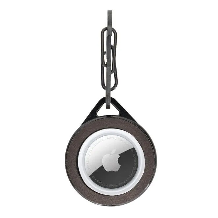 DelfiCase Pelit Leather Keyring Air Tag for Apple