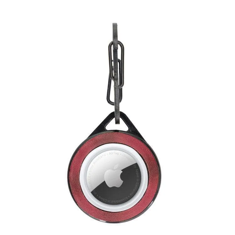 DelfiCase Pelit Leather Keyring Air Tag for Apple
