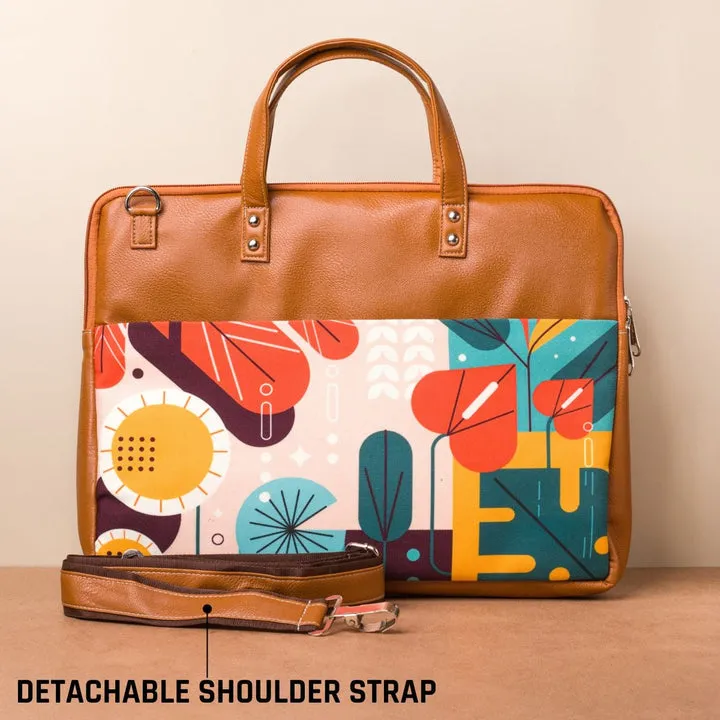 Design Pattern Classic Laptop Bag