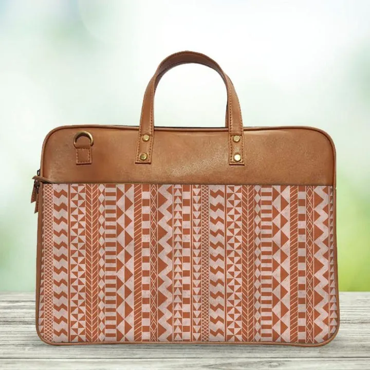 Design Pattern Classic Laptop Bag