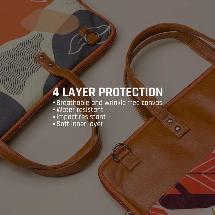Design Pattern Classic Laptop Bag
