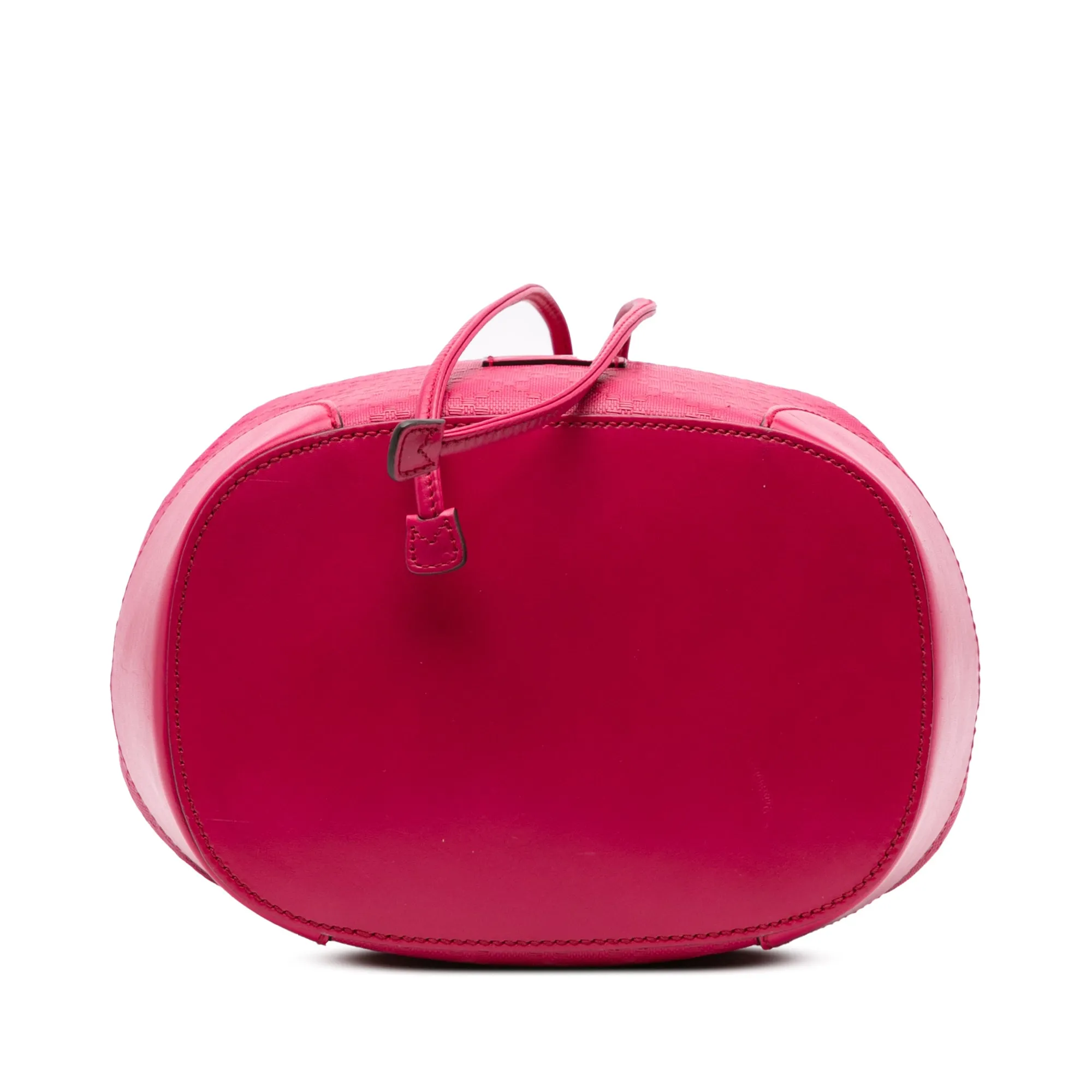 Diamante Leather Bright Bucket Bag