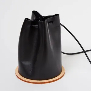 Disc in Black Bucket Bag