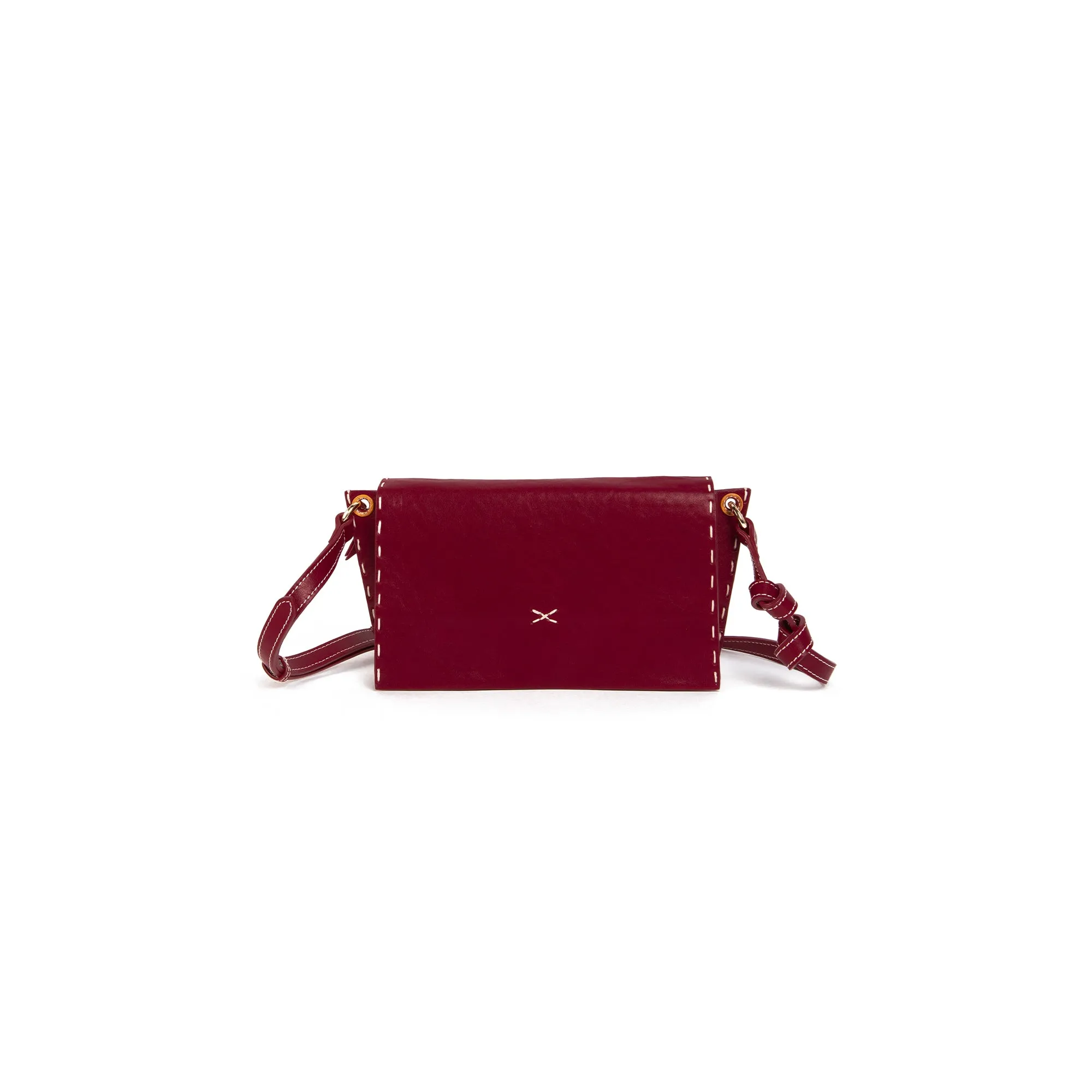 DIY Bag Kits - Original Design Niche Retro Red Crossbody One-shoulder Square Bag
