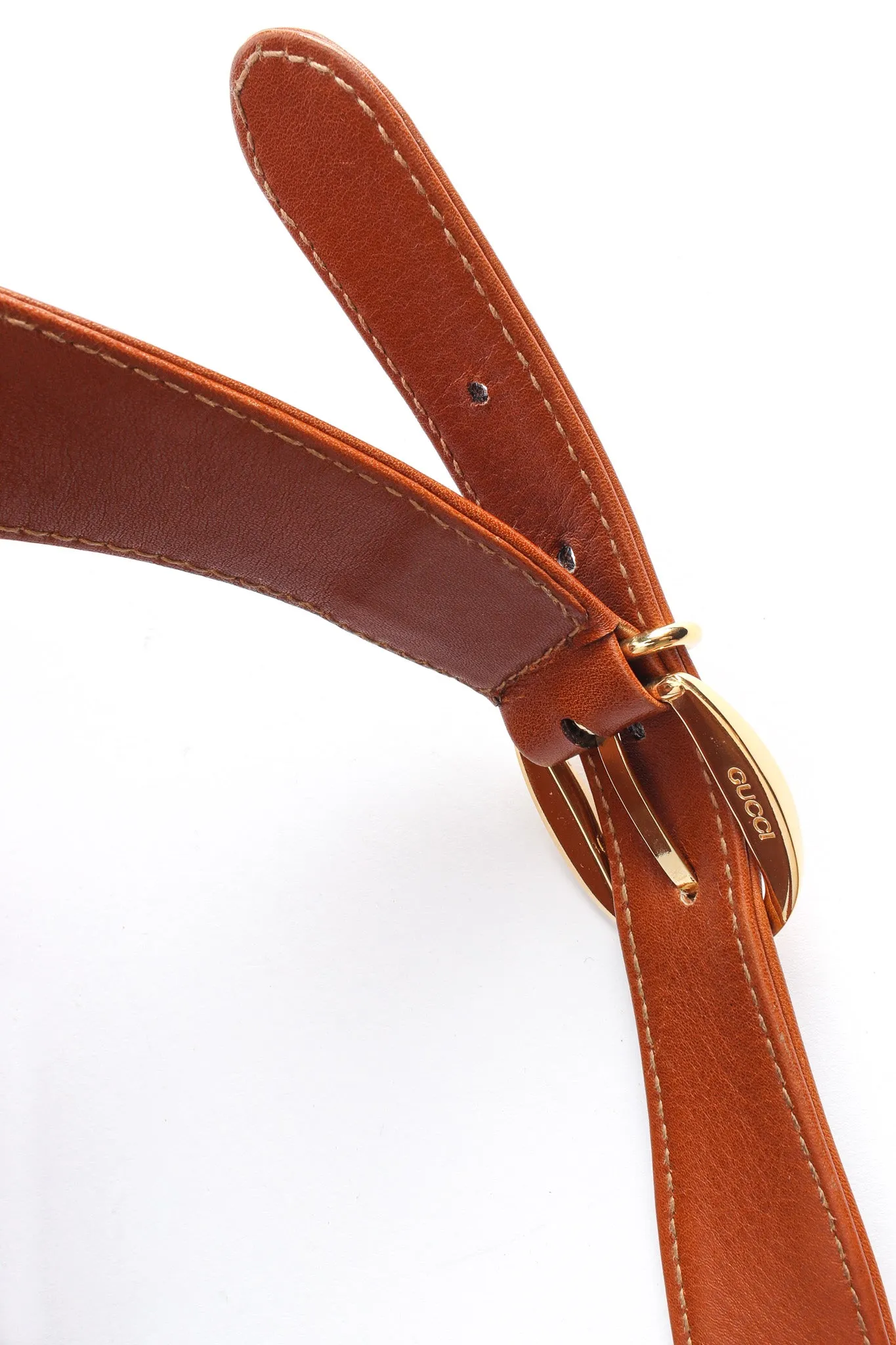 Drawstring Leather Bucket Bag