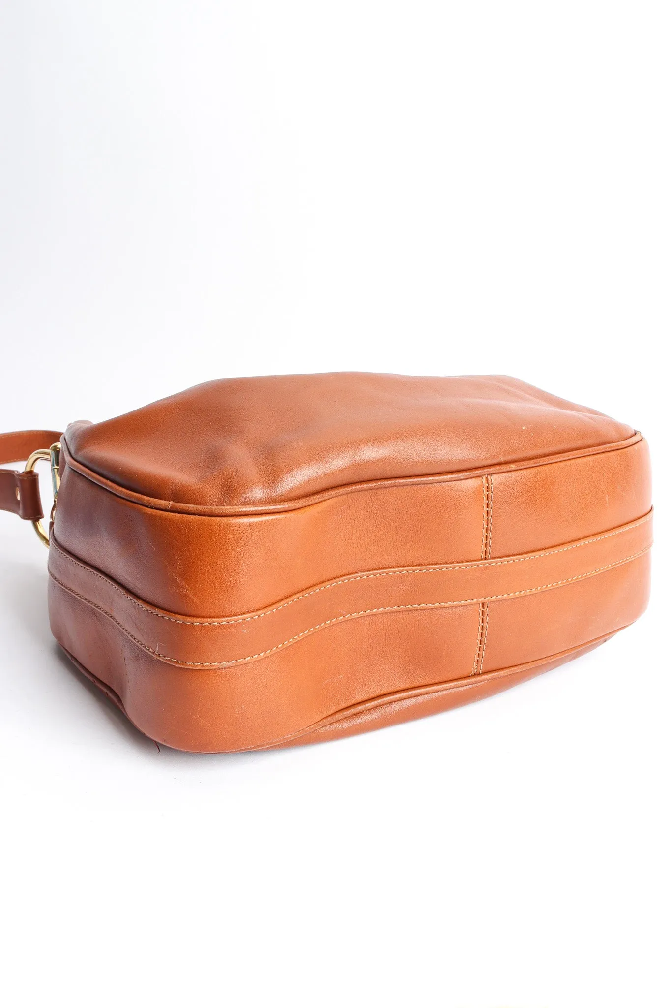 Drawstring Leather Bucket Bag