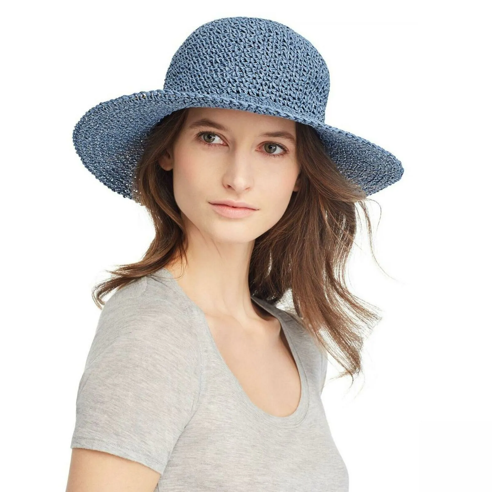 Echo Women's Effortless Packable Paper Crochet Sun Hat