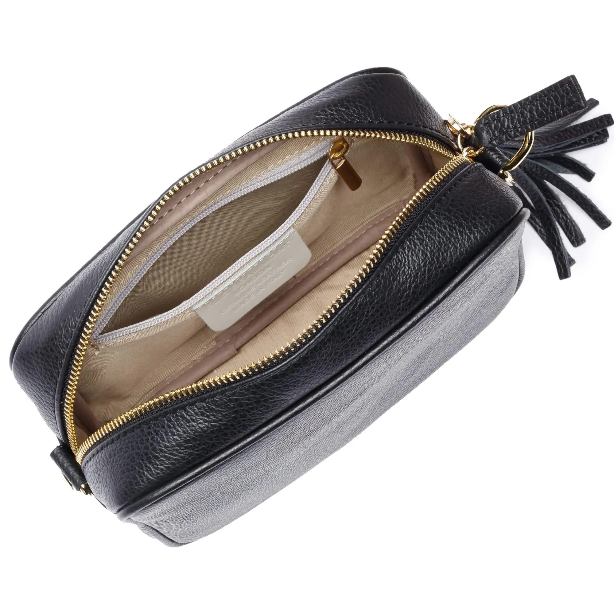 Elie Beaumont Black Leather Bag