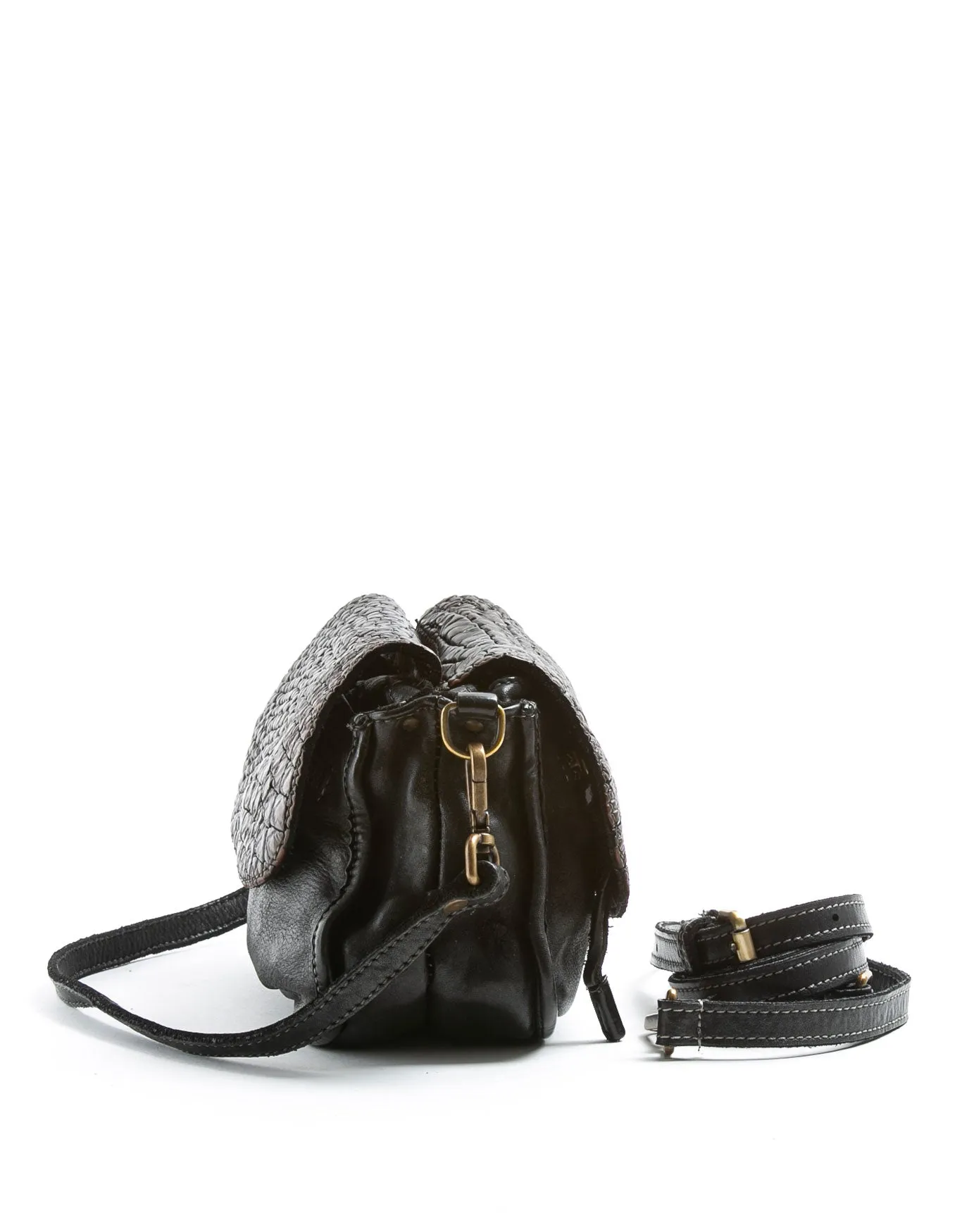 EMILY Black Leather Bag