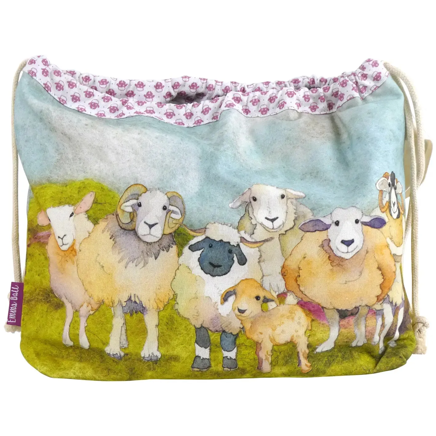 Emma Ball Drawstring Bag