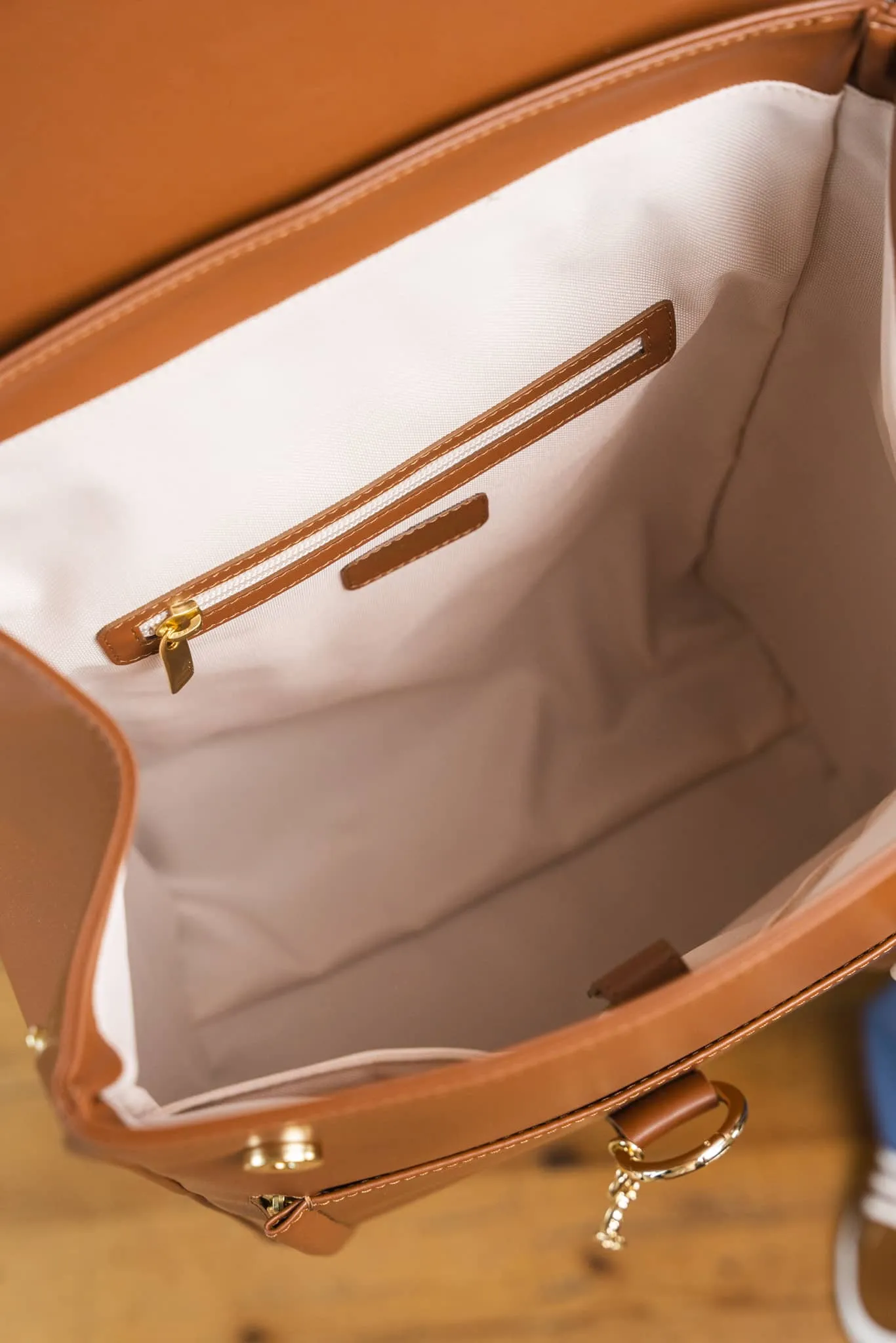 Falabella Grape Leather Vegan Backpack | Burgundy