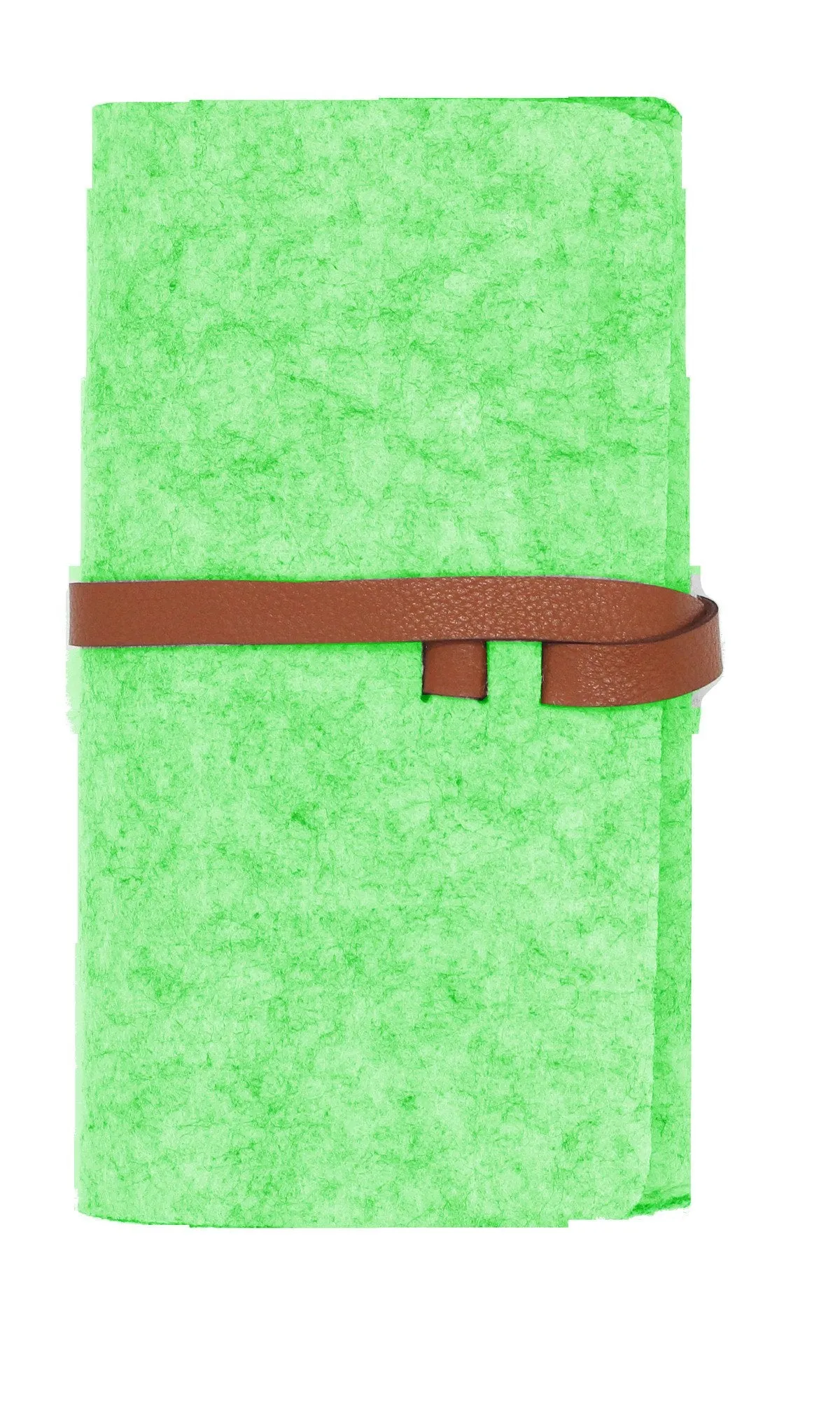Felt Glasses Case with Leather Strap