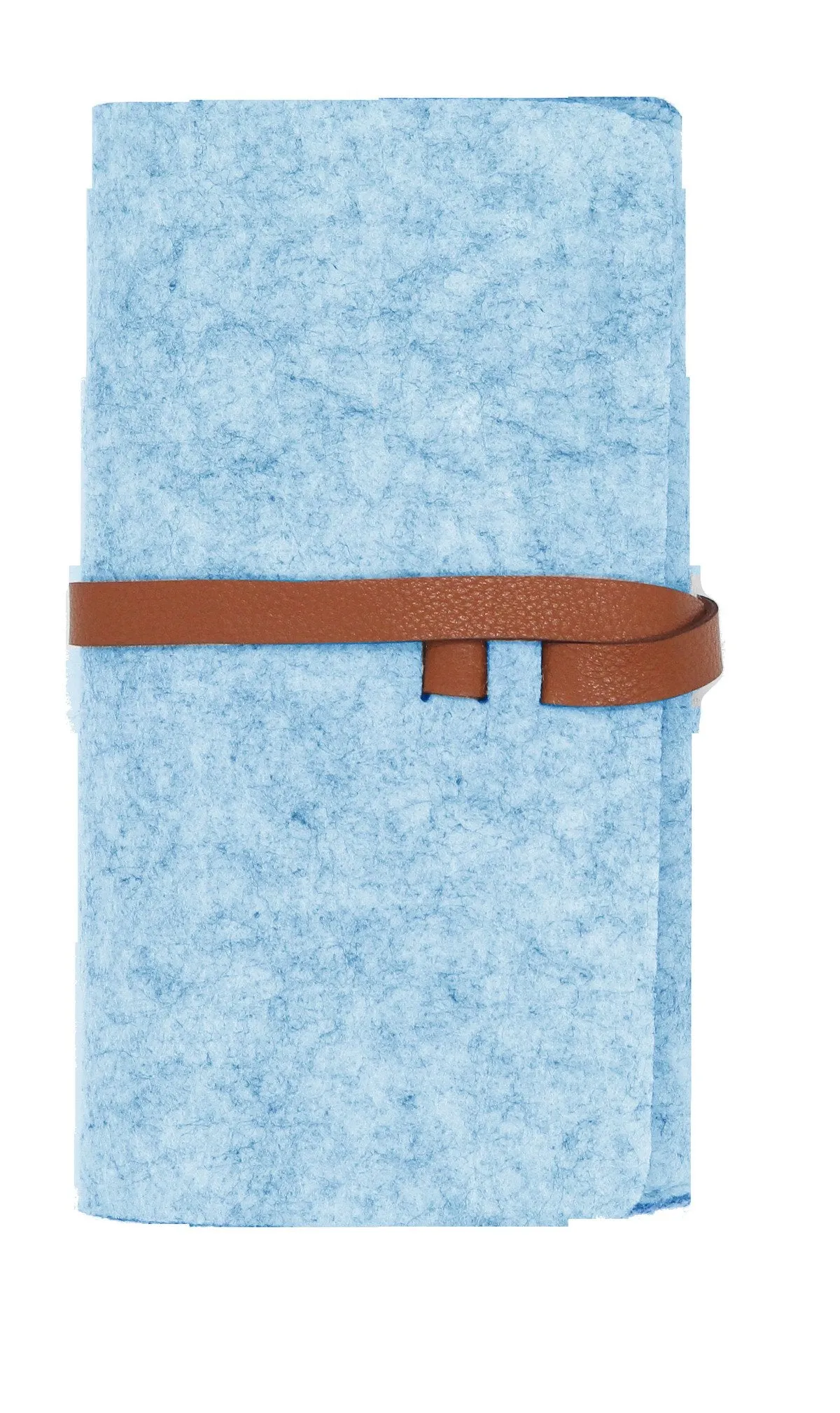 Felt Glasses Case with Leather Strap