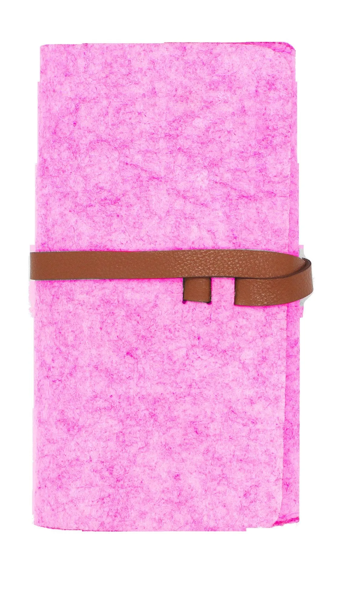 Felt Glasses Case with Leather Strap