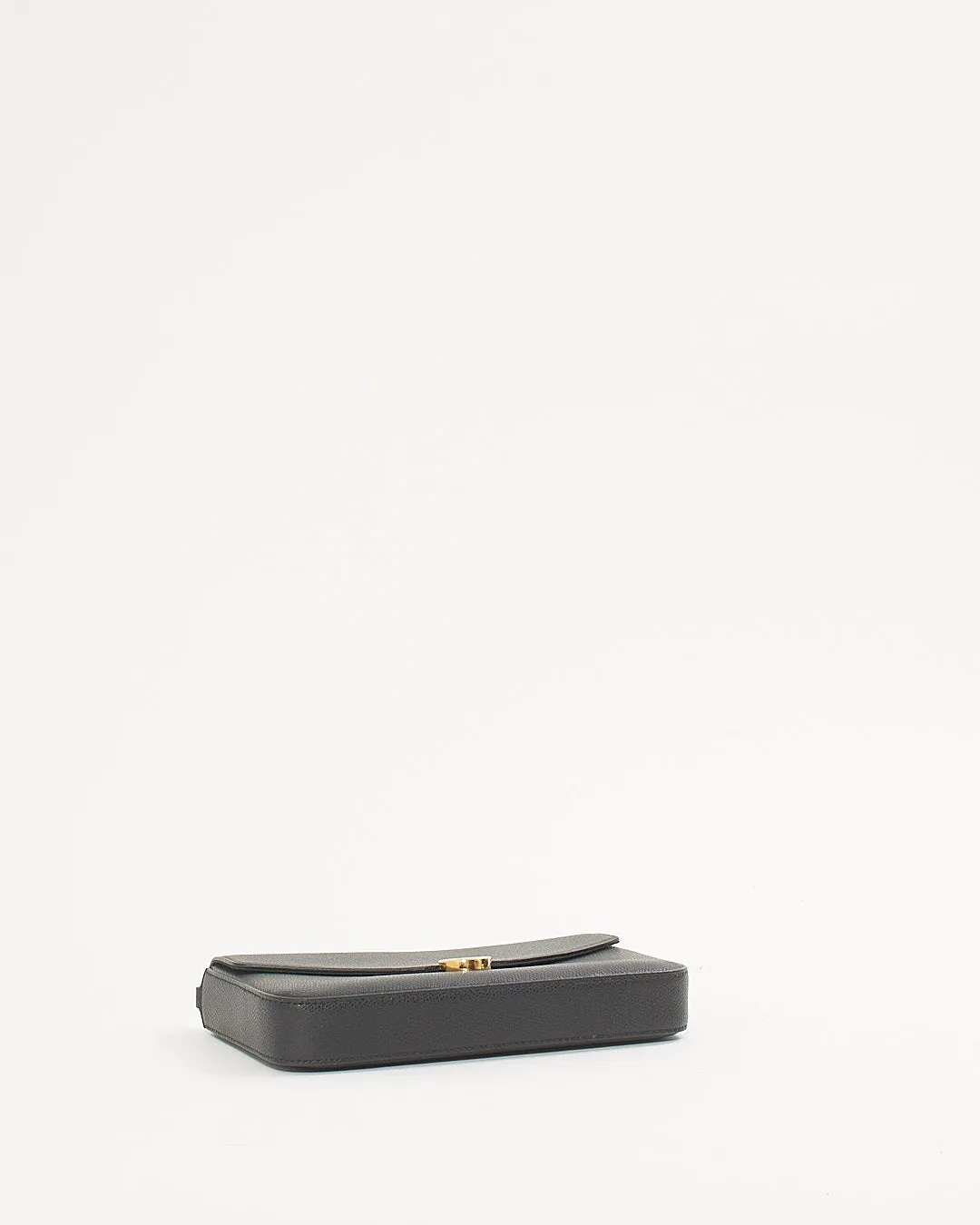Fendi Black Leather Wallet On Chain