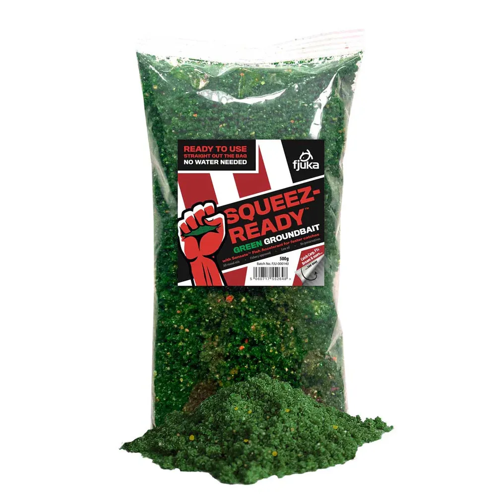 FJUKA BAITS Squeez-Ready™ Green Groundbait