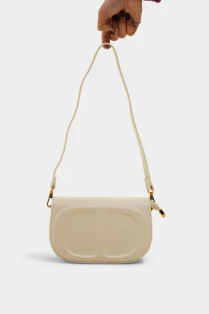Gabriella white sling bag