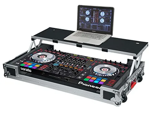 Gator GTOUR-DSPUNICNTLC Small Sized DJ Controller Case with Laptop Shelf