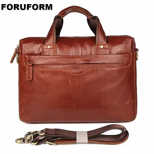 Genuine Leather Laptop Tote Bag