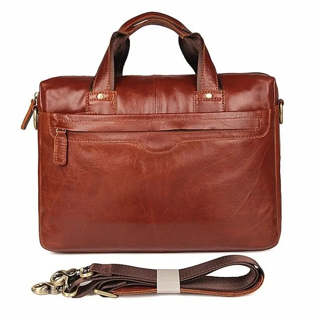 Genuine Leather Laptop Tote Bag