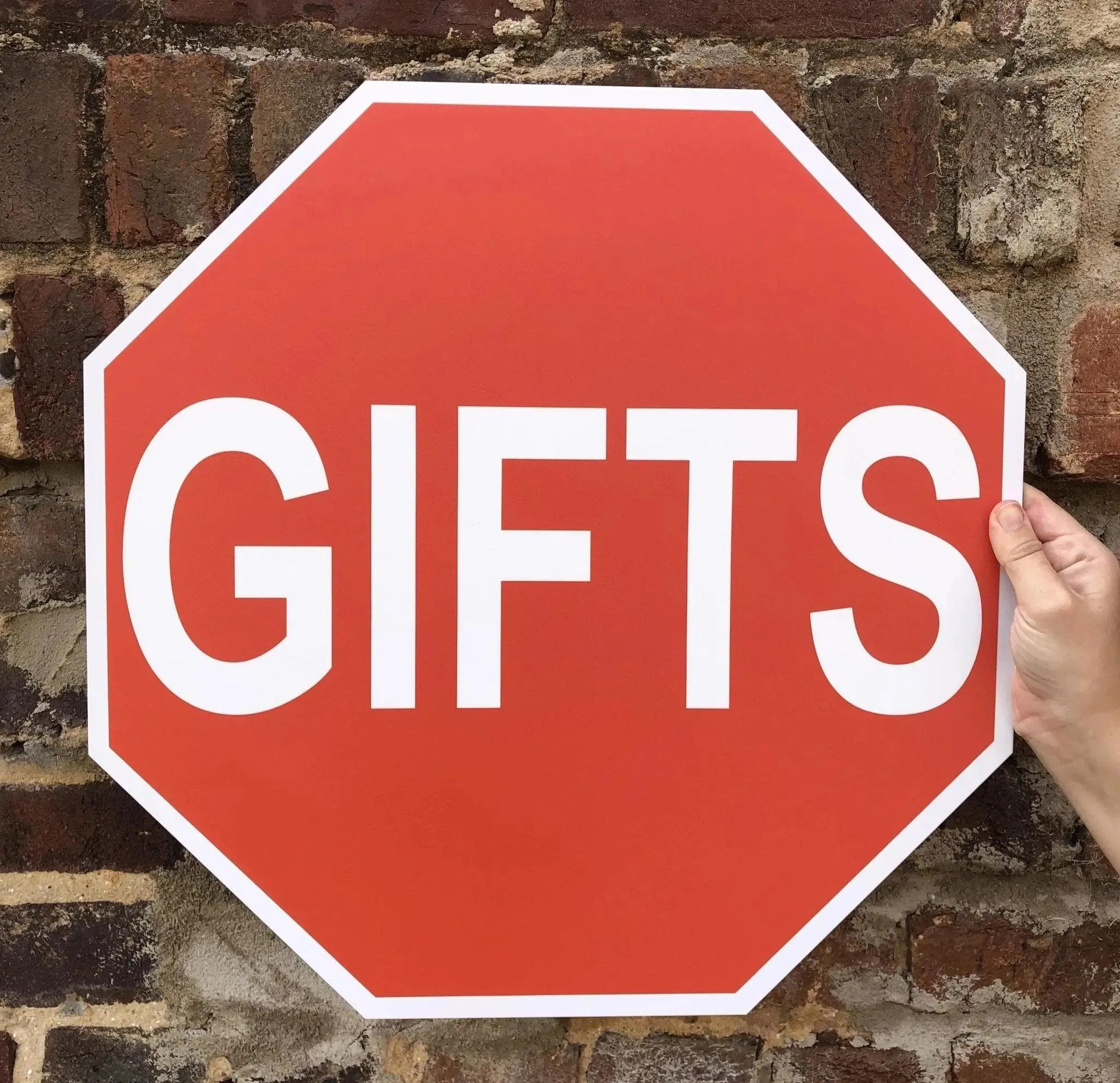 Gift Shop Stop Sign