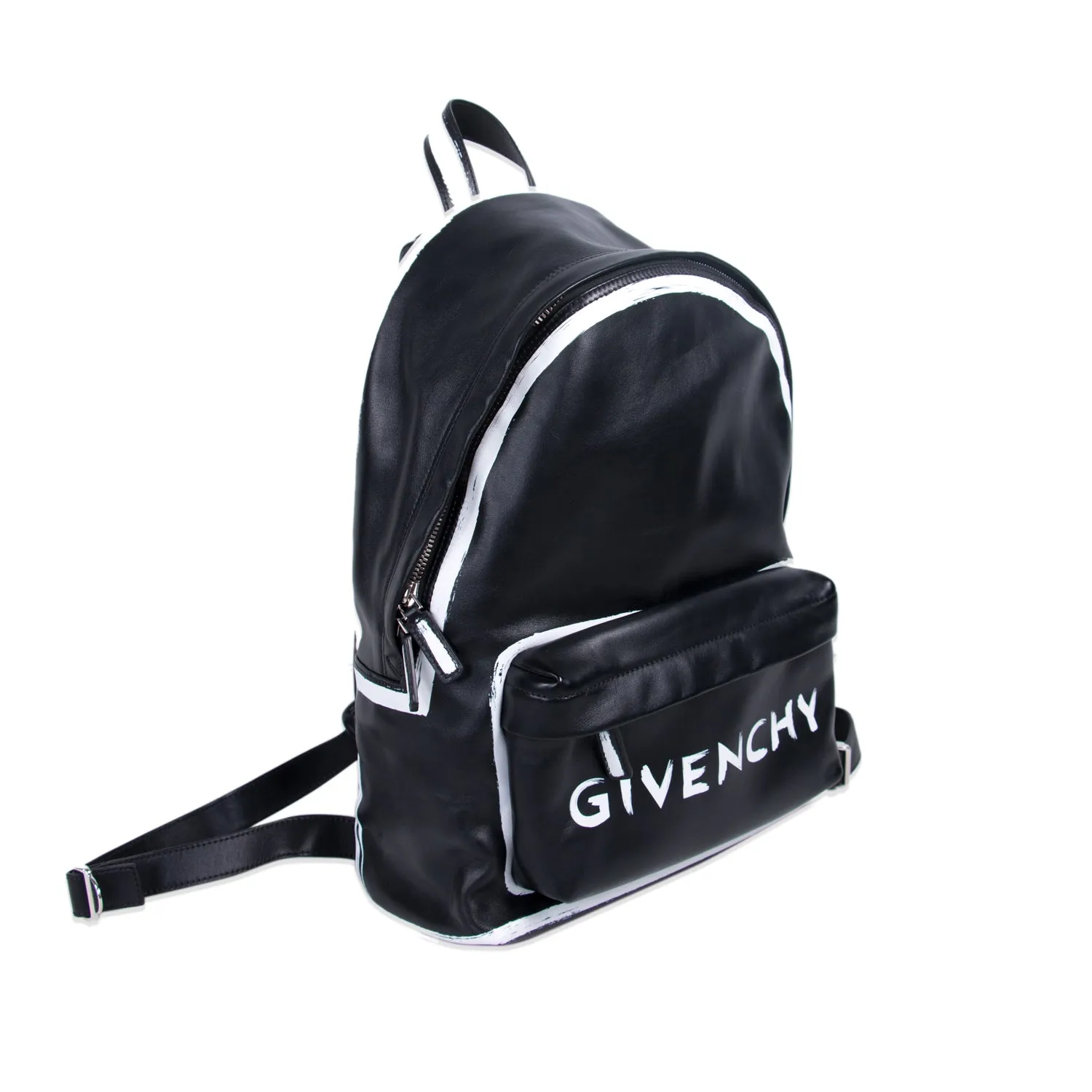 Givenchy Graffiti Logo Leather Backpack