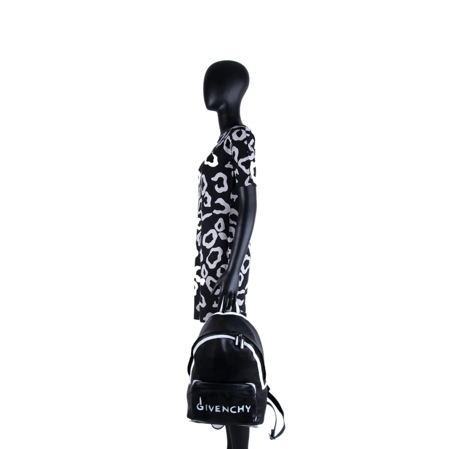 Givenchy Graffiti Logo Leather Backpack