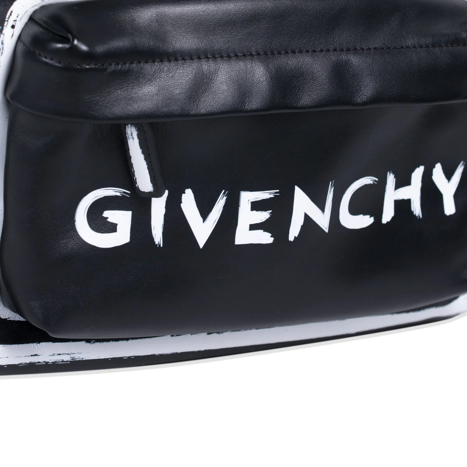 Givenchy Graffiti Logo Leather Backpack