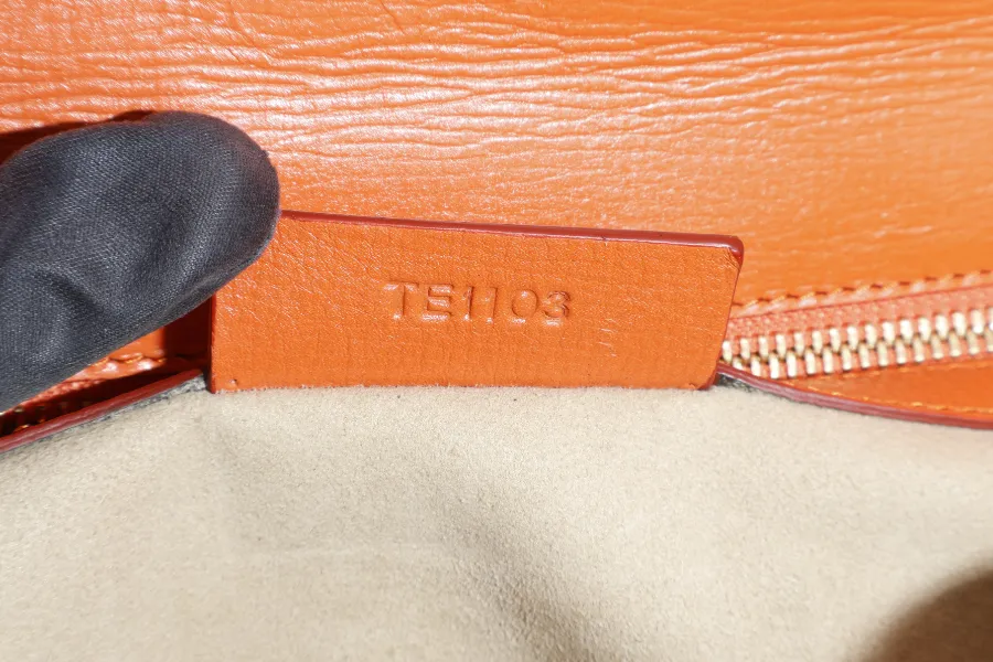GIVENCHY PANDORA BOX BAG ORANGE LEATHER GOLD HARDWARE NO DUST COVER