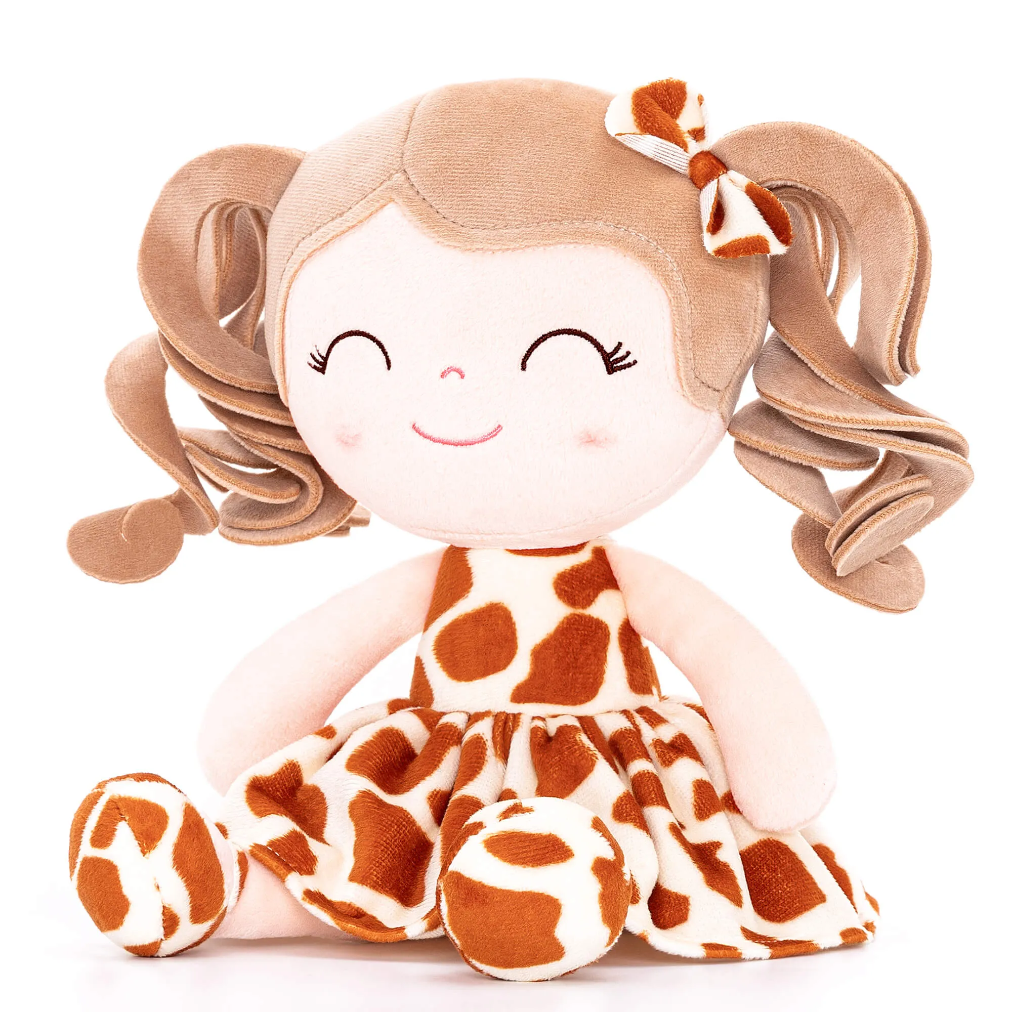 Gloveleya 12-inch Personalized Plush Jungle Animal Giraffe New