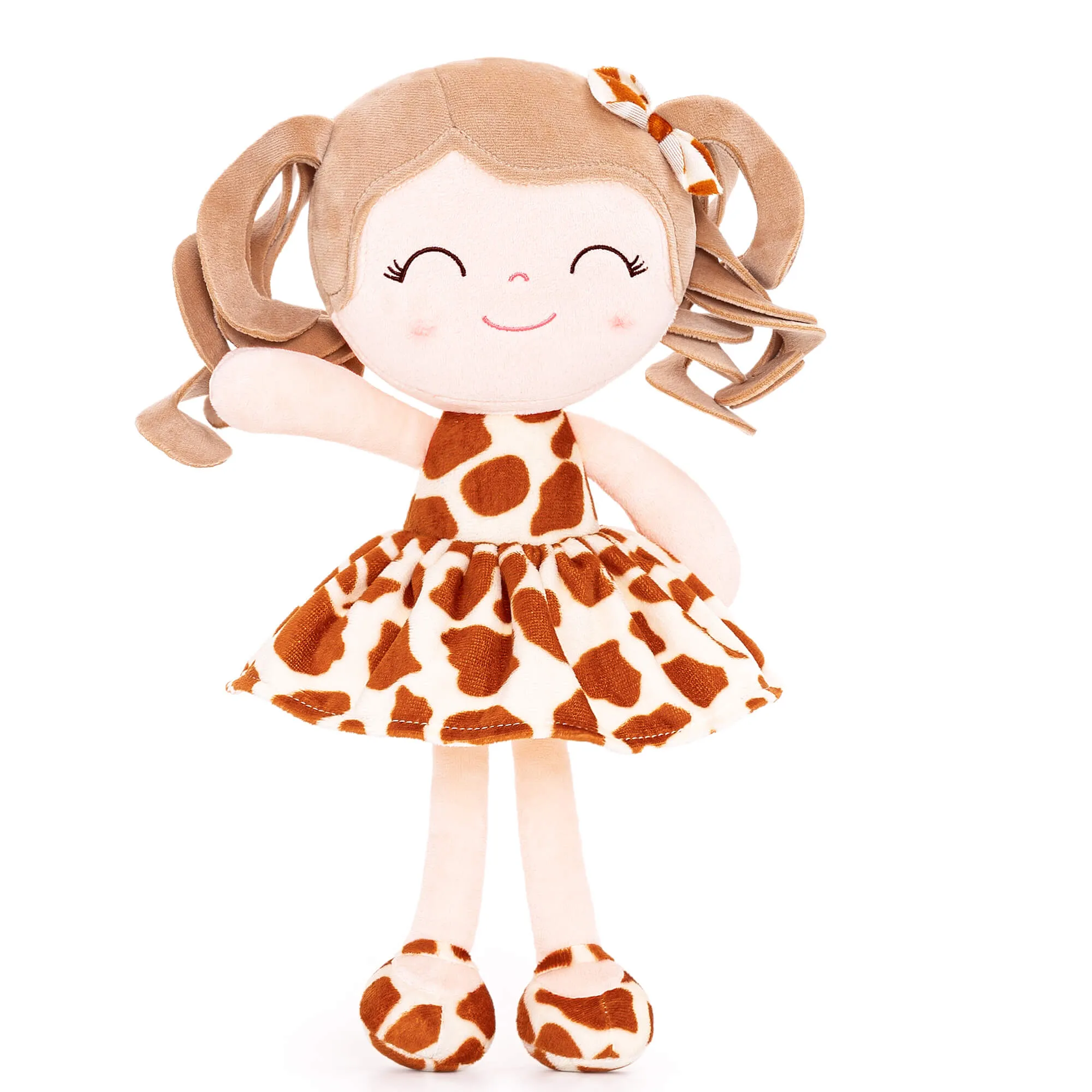 Gloveleya 12-inch Personalized Plush Jungle Animal Giraffe New