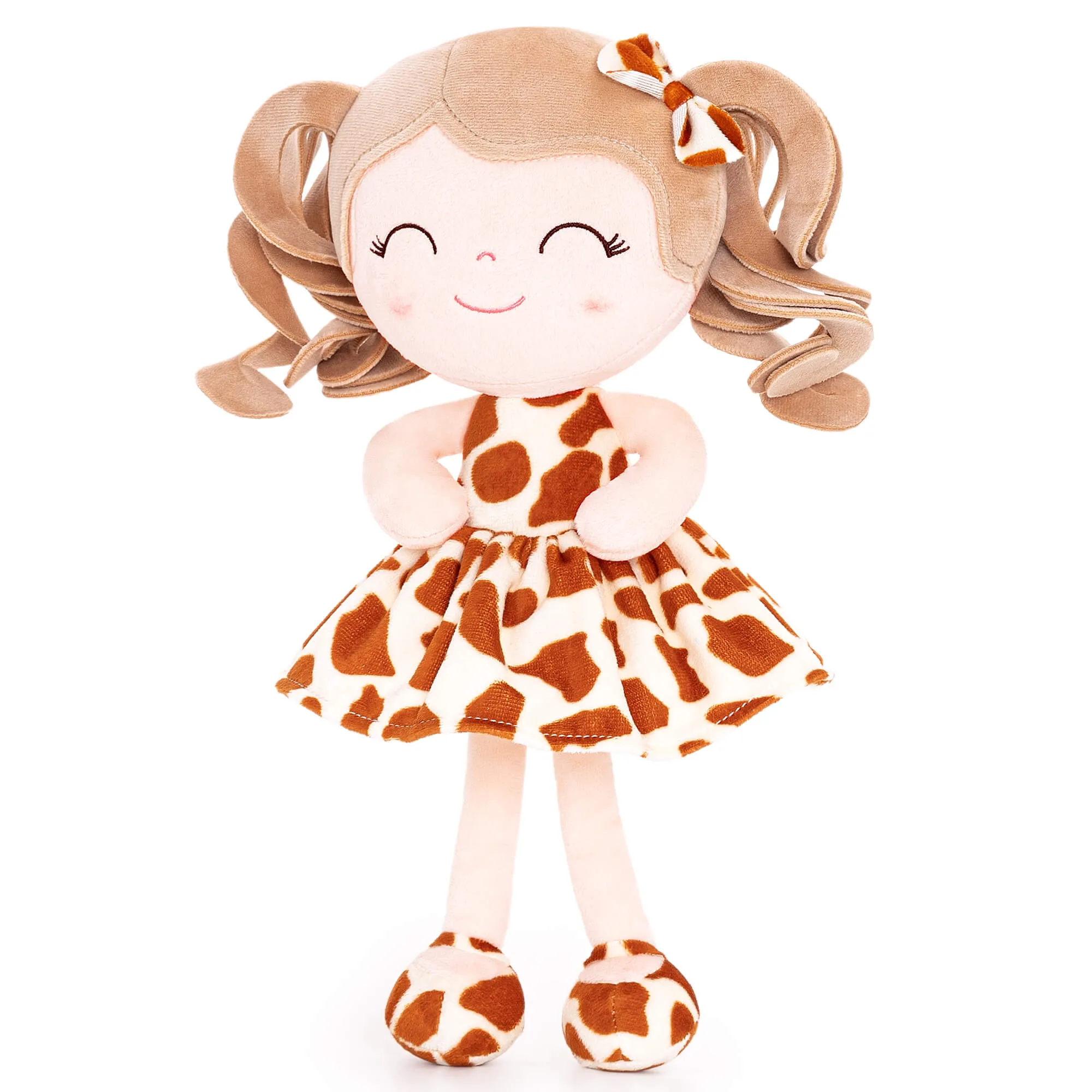 Gloveleya 12-inch Personalized Plush Jungle Animal Giraffe New