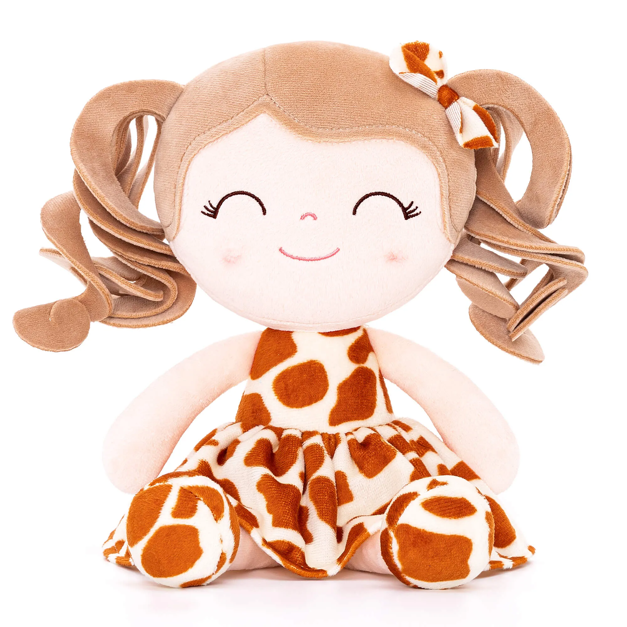 Gloveleya 12-inch Personalized Plush Jungle Animal Giraffe New