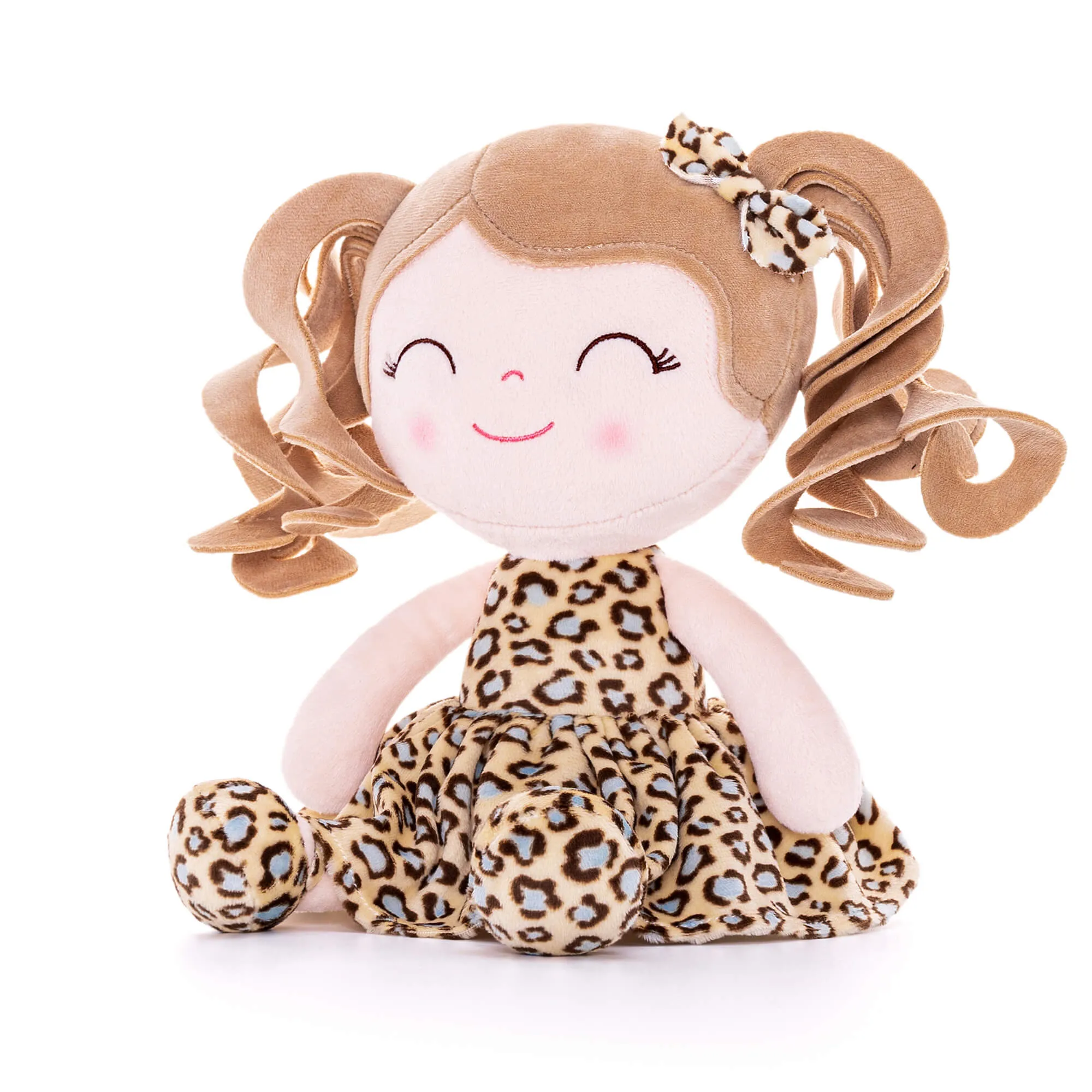 Gloveleya 12-inch Plush Jungle Animal Doll Leopard
