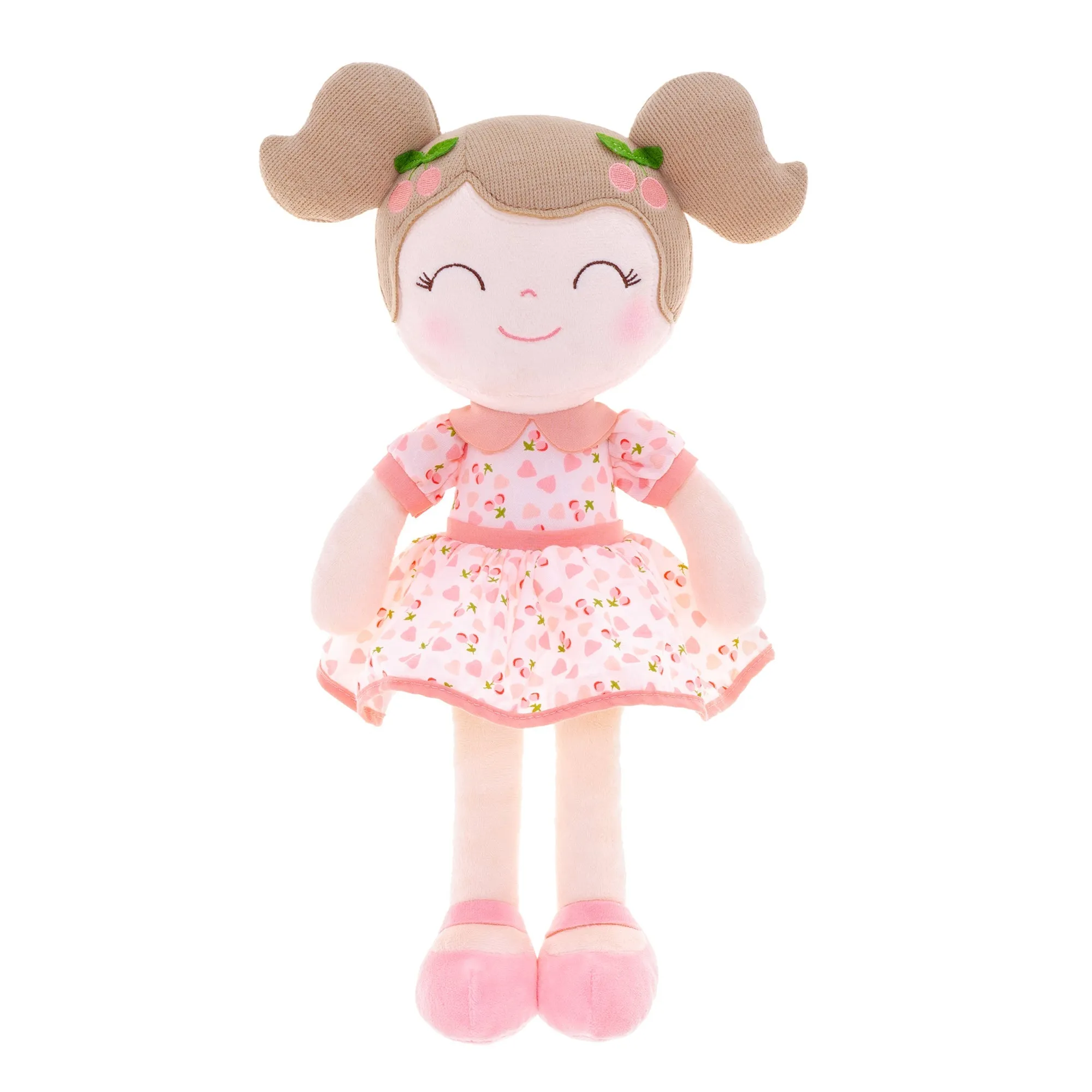 Gloveleya 16-inch Baby Doll Girl Gift Cherry Girl Dolls Pink
